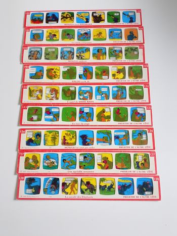 Lot 9 bandes Meccano minema série Mowgli 