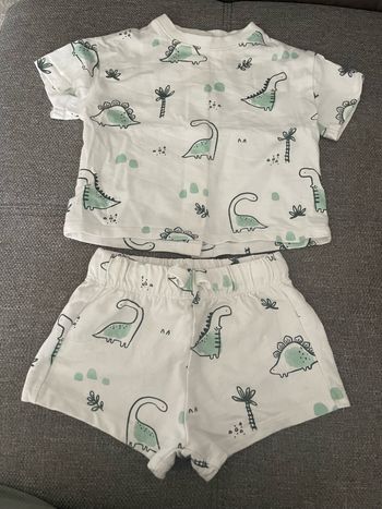 Ensemble short dinosaure