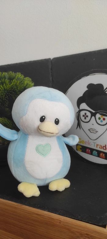 Peluche Twinkles Pingouin Bleu 20 cm Baby Ty coeur vert blanc Jaune Doudou 2018