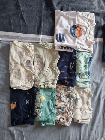 Lot de 11 combi short