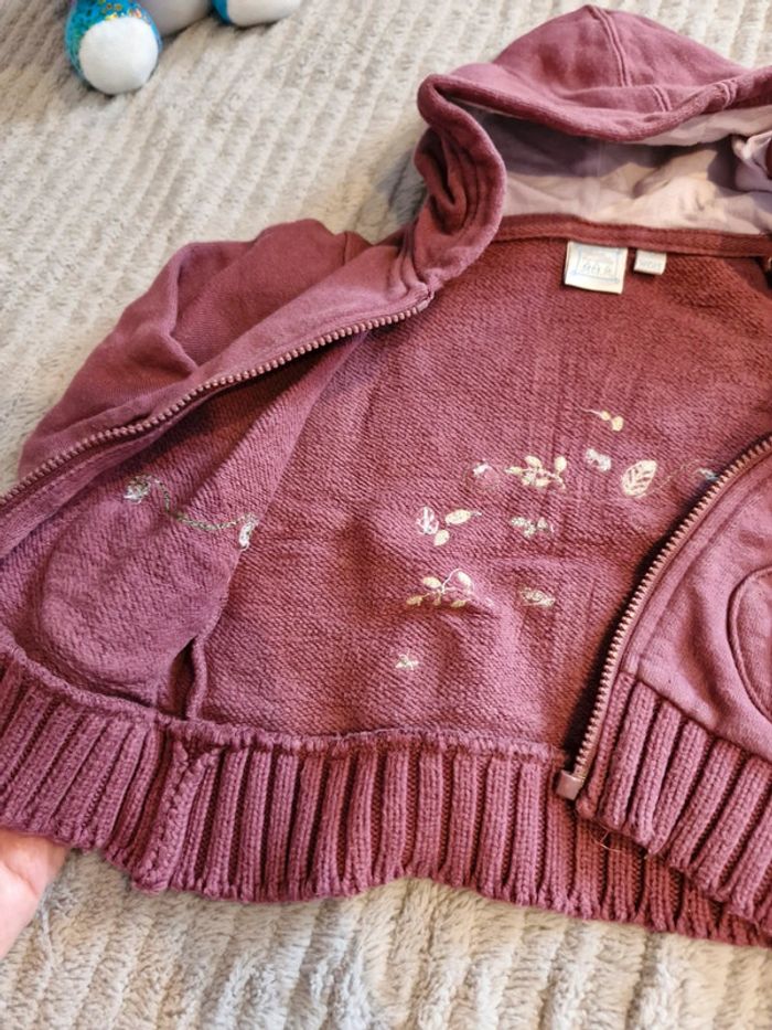 Lot 2 gilets sweat fille 3 mois Cadet Rousselle - photo numéro 14