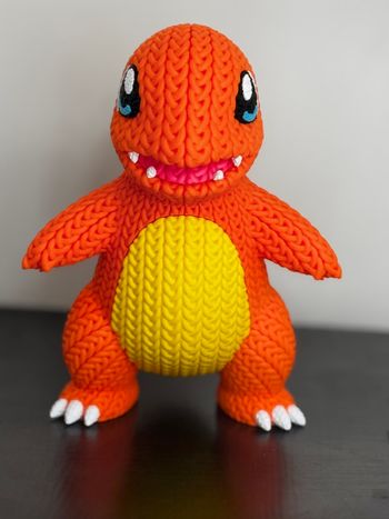Figurine Pokémon, Salameche version tricoté