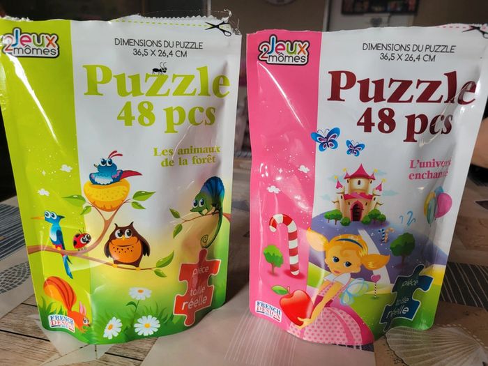 Lot 2 puzzles 48 pieces - photo numéro 4