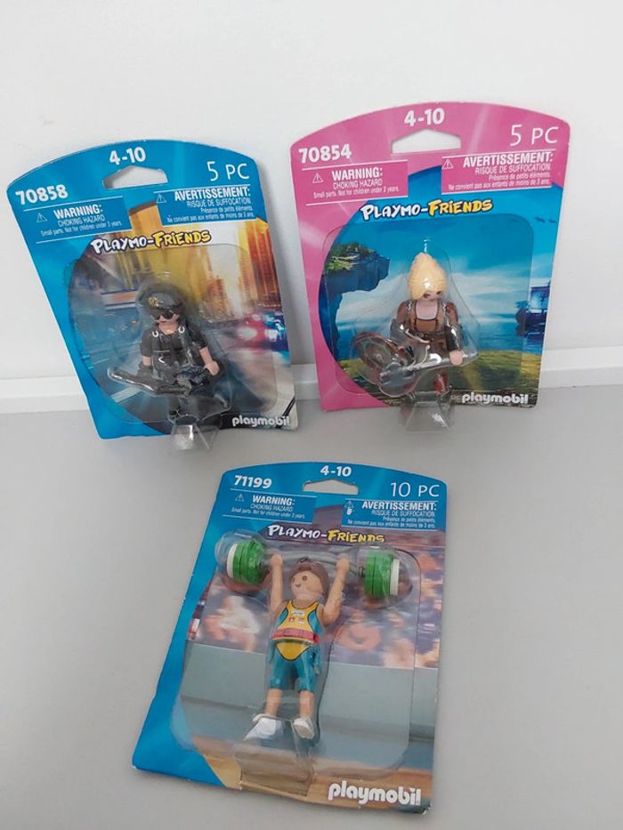 Lot de 3 Playmo-Friends