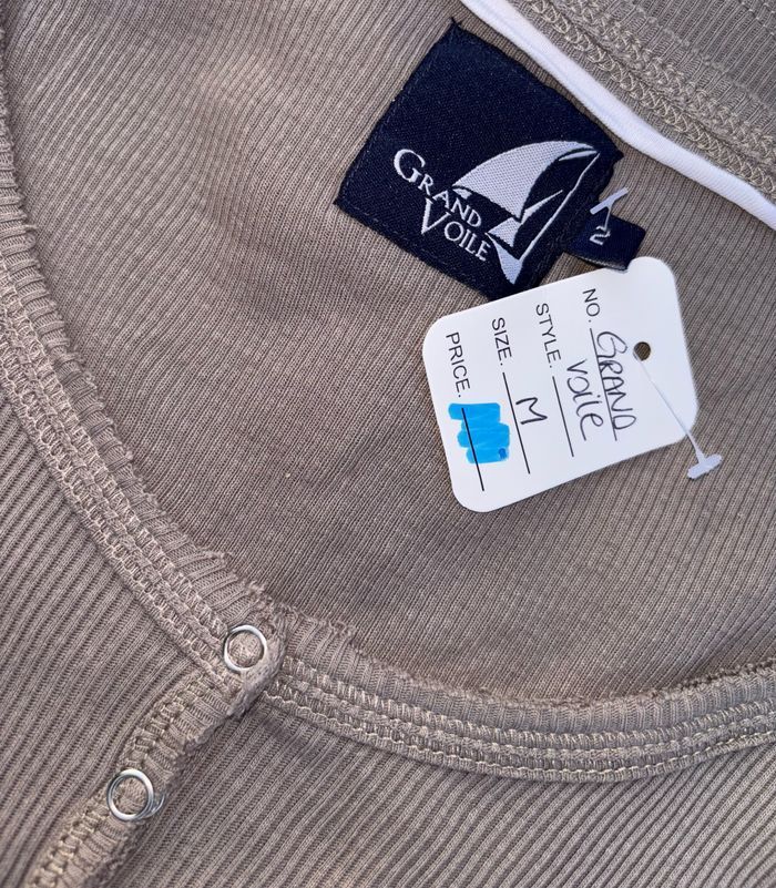Débardeur couleur taupe clair T38 • Grand Voile - photo numéro 5