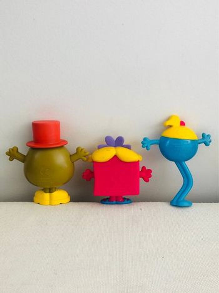 Lot de 3 personnages monsieur et madame 2018 mcdo - photo numéro 5