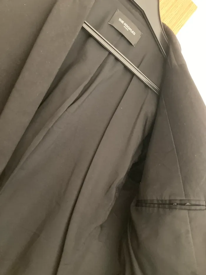 The kooples veste blazer costume noir cintré taille 36 FVES23093 - photo numéro 5