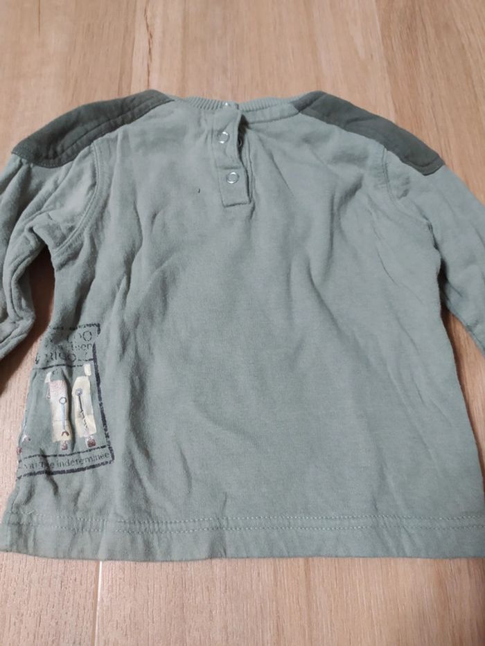 T-shirt manches longues DPAM 12 mois - photo numéro 5