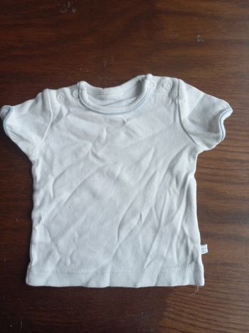 T-shirt blanc 3mois