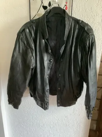 Blouson cuir femme