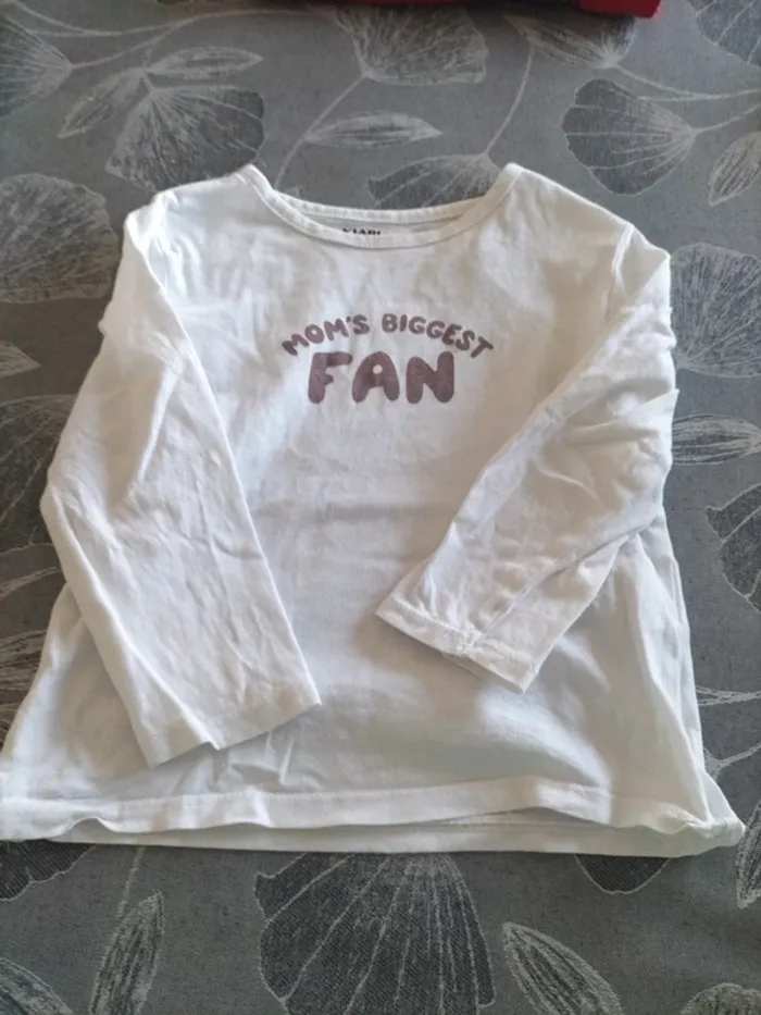 Lot 4 t-shirt manches longues Kiabi 24 mois - photo numéro 3