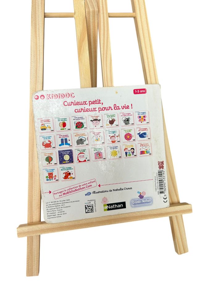 Livre cartonné Kididoc Mon imagier du bébé de Nathan - photo numéro 2