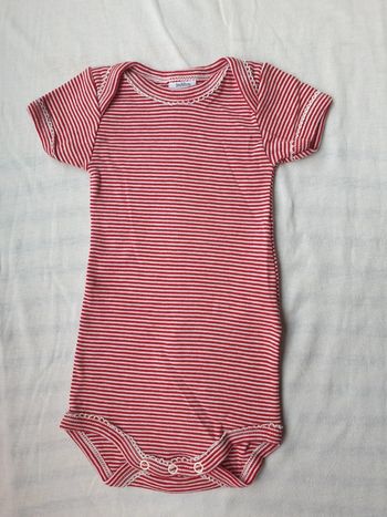 Body Manches Courtes Petit Bateau 3 mois