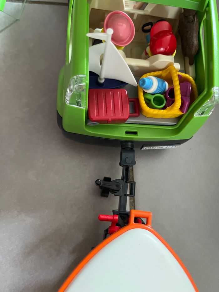Playmobil voiture remorque porte bateau - photo numéro 3