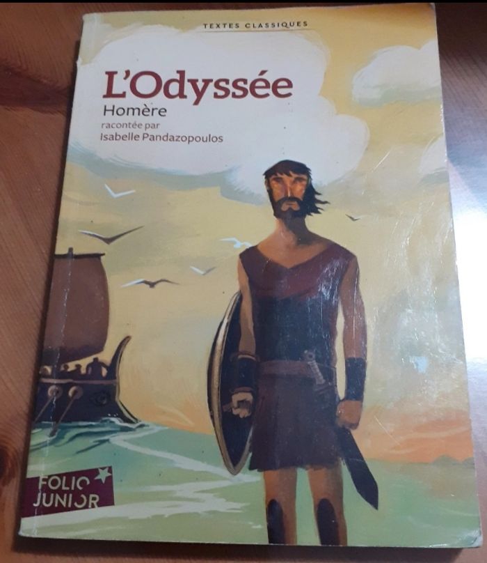 Livre "L'Odyssée" d'Homère