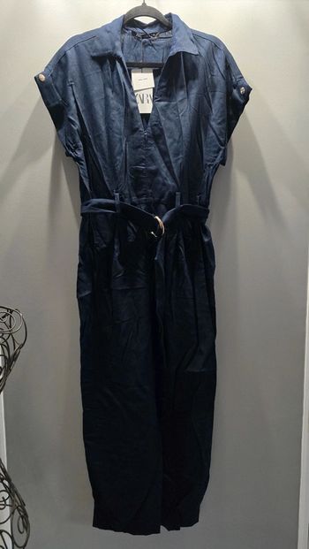 Combinaison avec lin Zara ceinture
