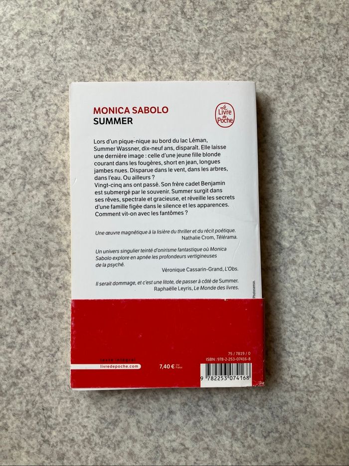 Summer ~ Monica Sabolo (1€40) - photo numéro 2