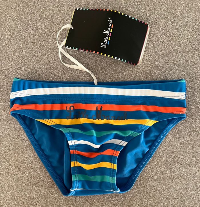 Ensemble tee-shirt protection UV + maillot de bain taille 18 mois Little Marcel Nabaiji - photo numéro 4