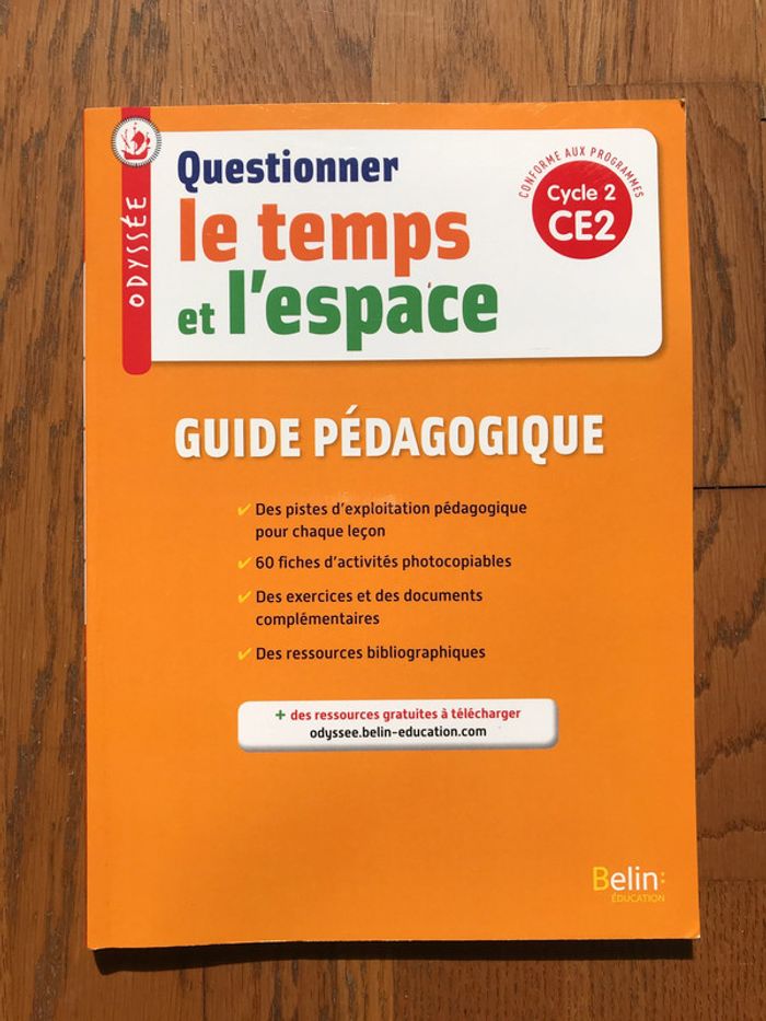 Questionner le temps et l'espace CE2 Cycle 2 Odyssée - Guide pédagogique
