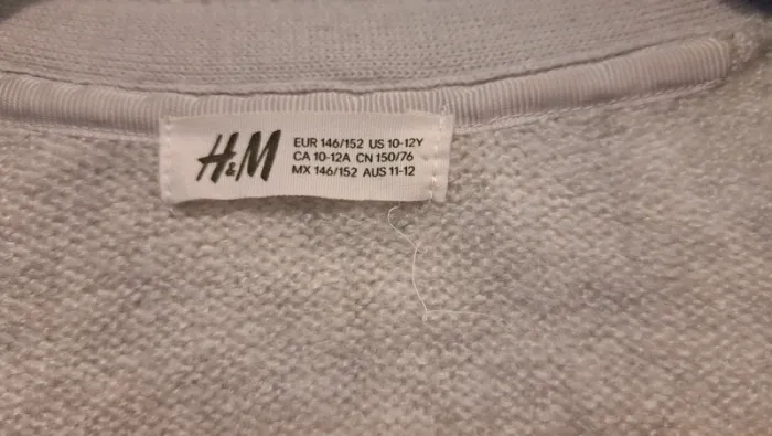 Gilet long hiver, H&M, 12 ans - photo numéro 2