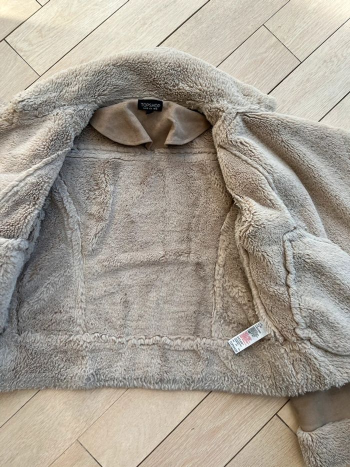 Manteau fourrure moumoute style motard/ aviateur - photo numéro 19