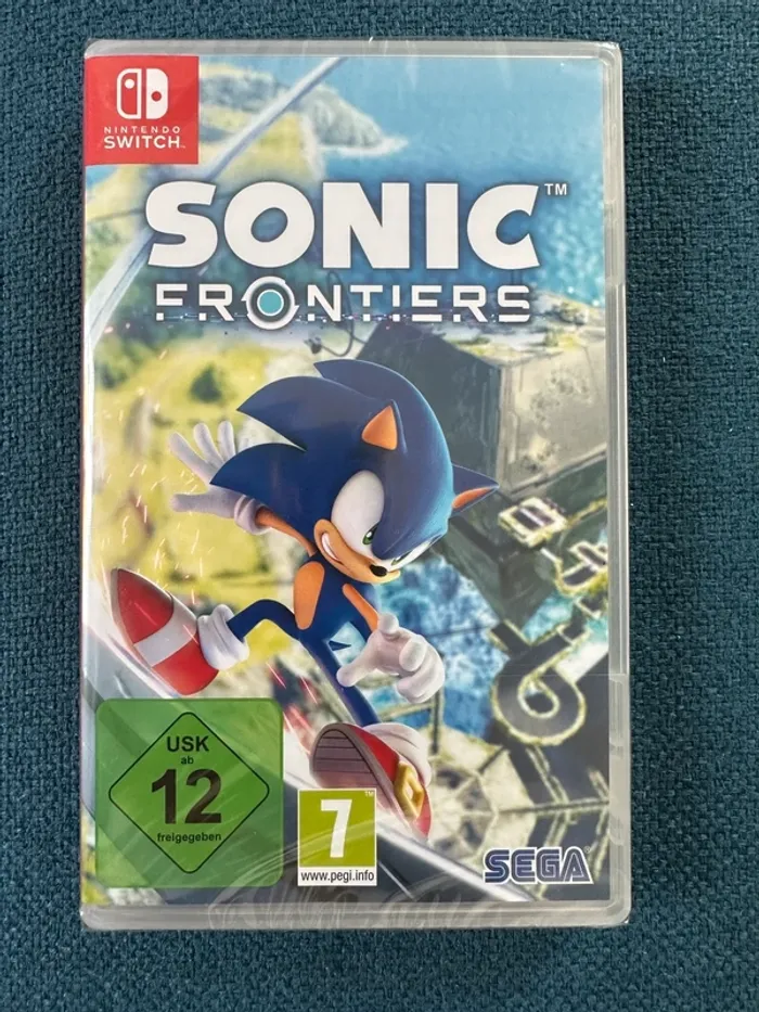 NEUF sous blister Jeu vidéo Sonic Frontiers Frontières Nintendo Switch Sega