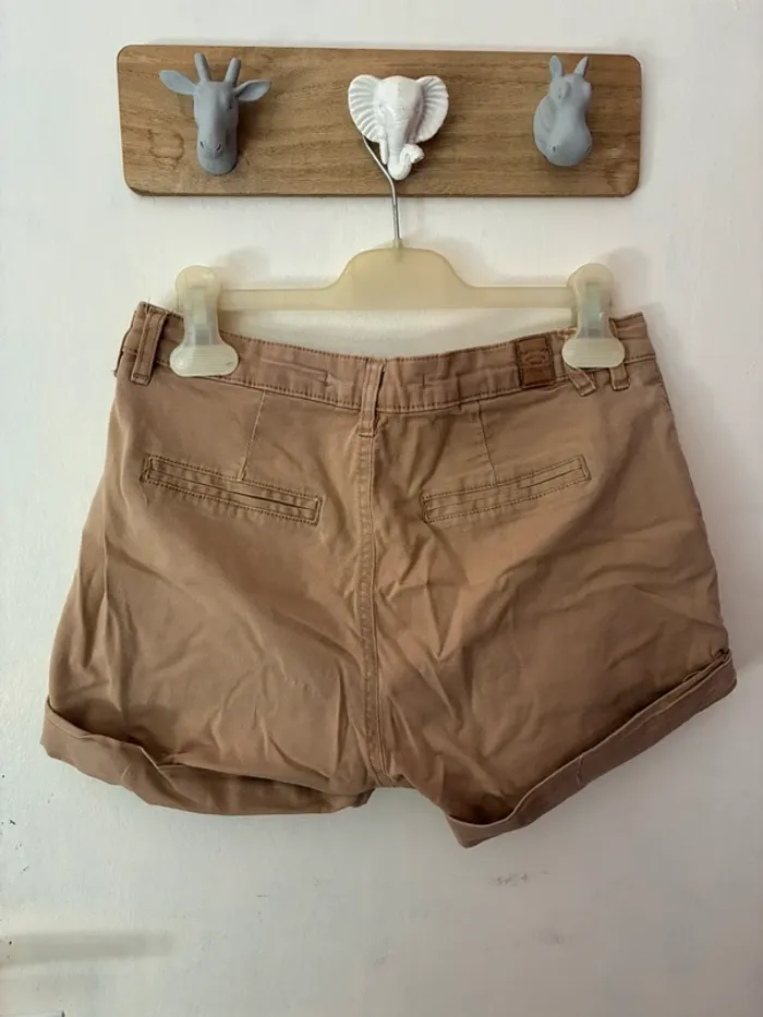 Short jeans marron clair, 34, Only. - photo numéro 5