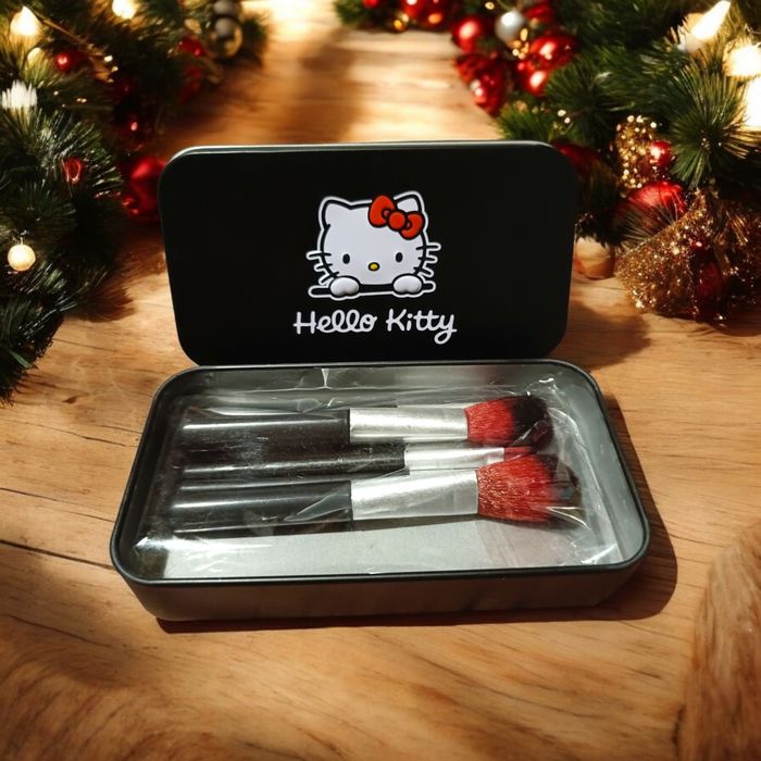 Étui à métal Hello Kitty pinceaux à maquillage