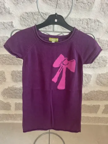 Robe fille 6 ans vertbaudet mauve