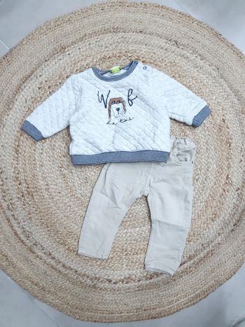 Tenue pull et pantalon 74 cm
