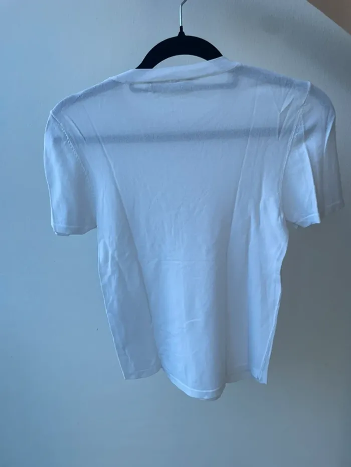 T shirt léger blanc zara - photo numéro 2