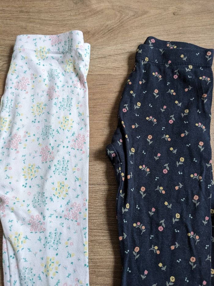 Lot de 4 leggings fille 36 mois - photo numéro 2