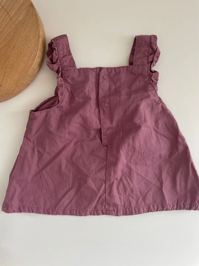 Robe courte violette bébé - photo numéro 2