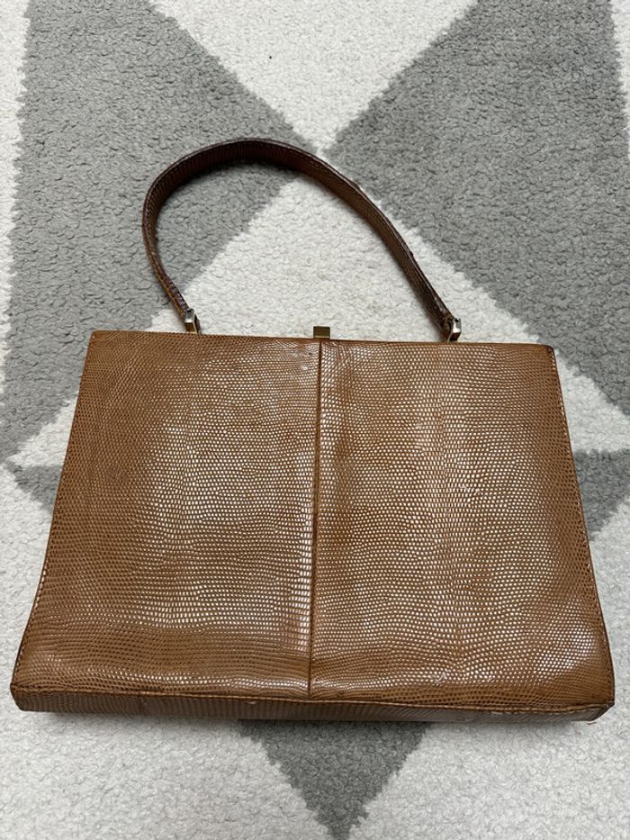 Sac à main en cuir vintage - photo numéro 2