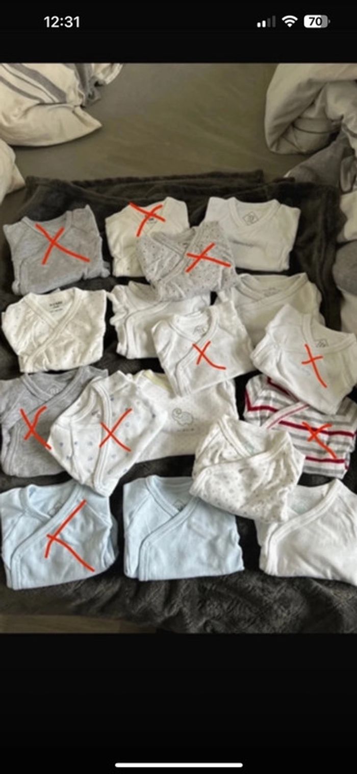 Lot de 8 bodies
