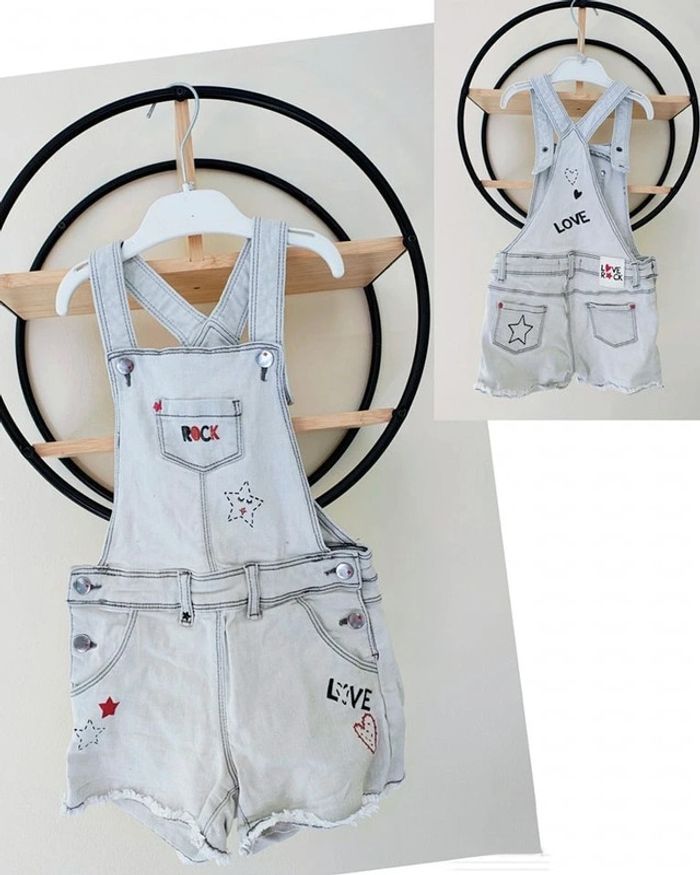 5 ans salopette short orchestra