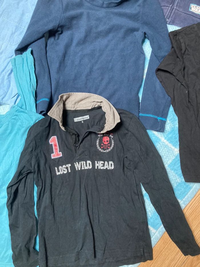 Lot de 8 hauts garçon 8 ans - photo numéro 3