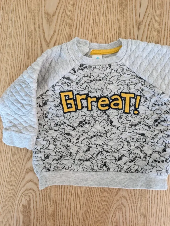 Petit sweat bébé molletonné - photo numéro 3