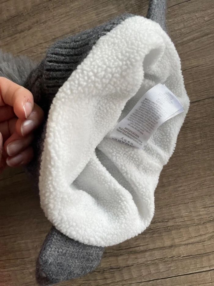 Doudoune sans manches + bonnet -18M- - photo numéro 7