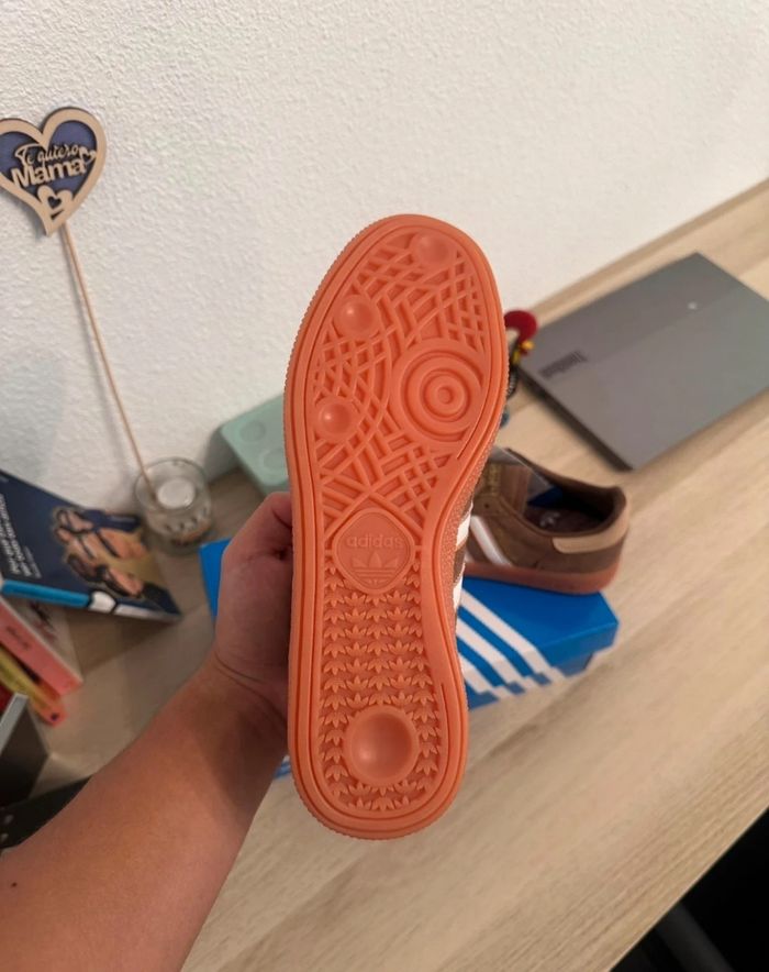 Nouveau Adidas Handball Spezial Marron Taille 39 - photo numéro 5