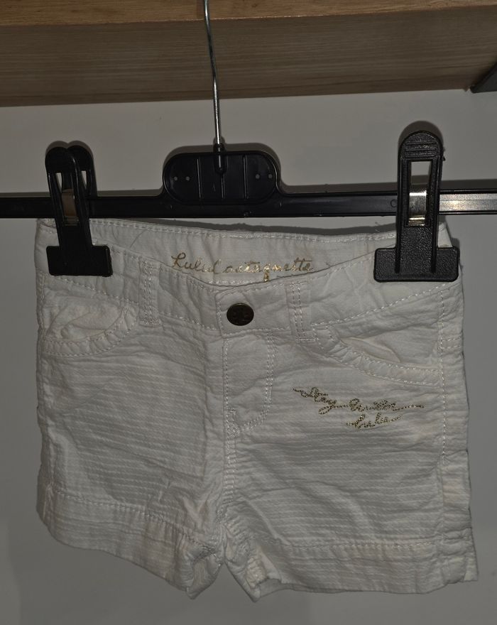 Short blanc 6 mois