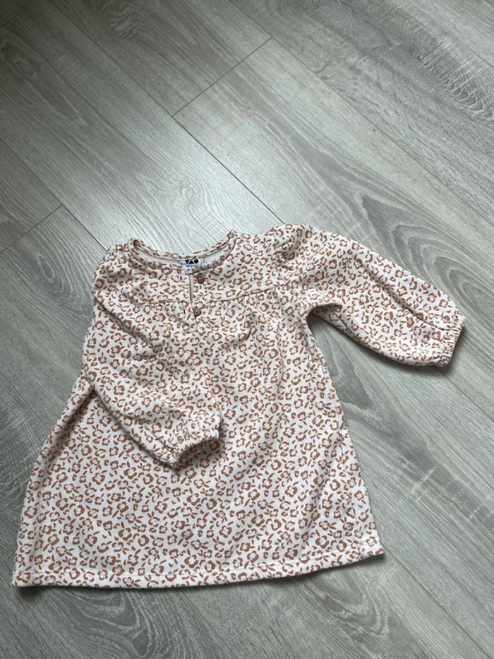 Robe molletonné bébé fille 18 mois
