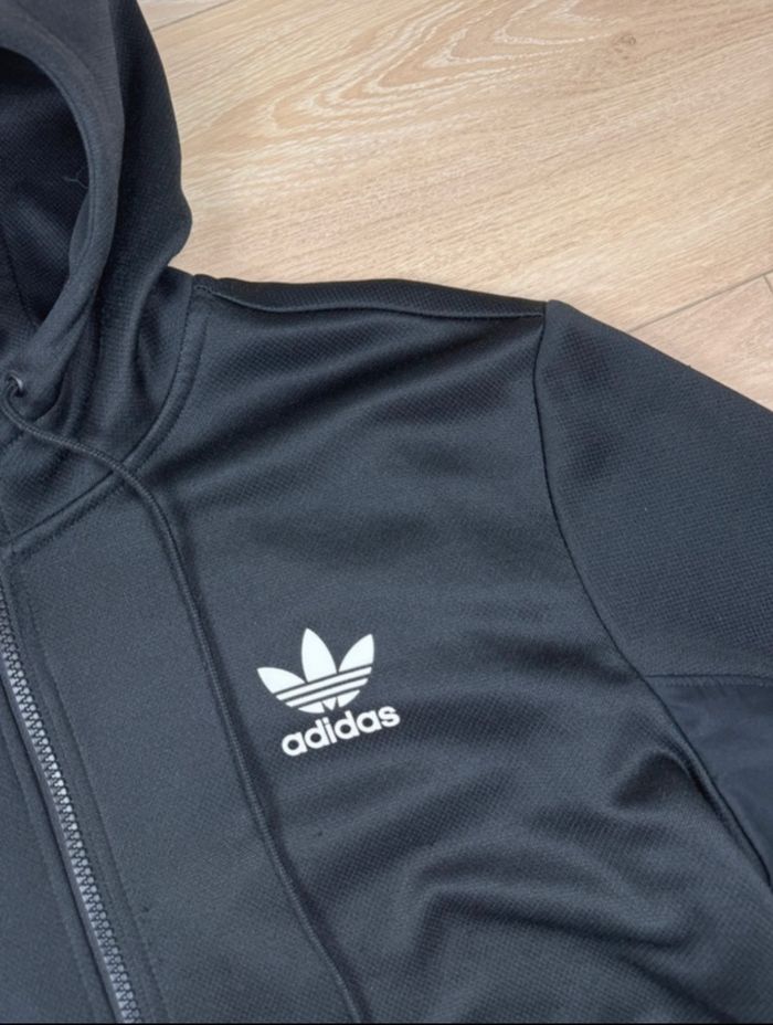 Sweat à capuche adidas noir taille M - photo numéro 4