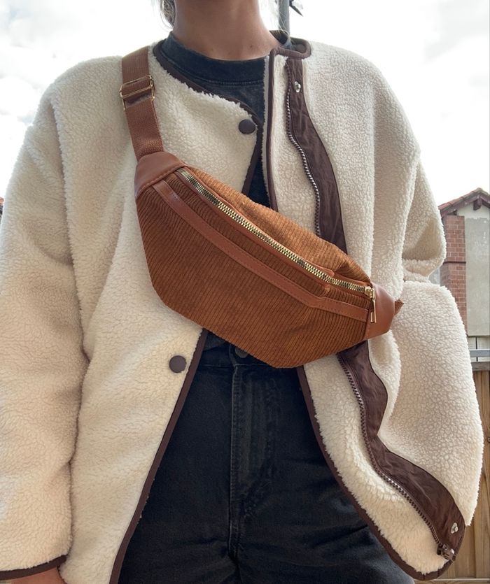 Sac à poitrine velours côtelé - photo numéro 2