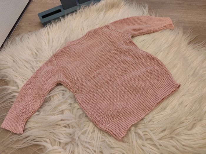 Pull long rose pailleté - photo numéro 4