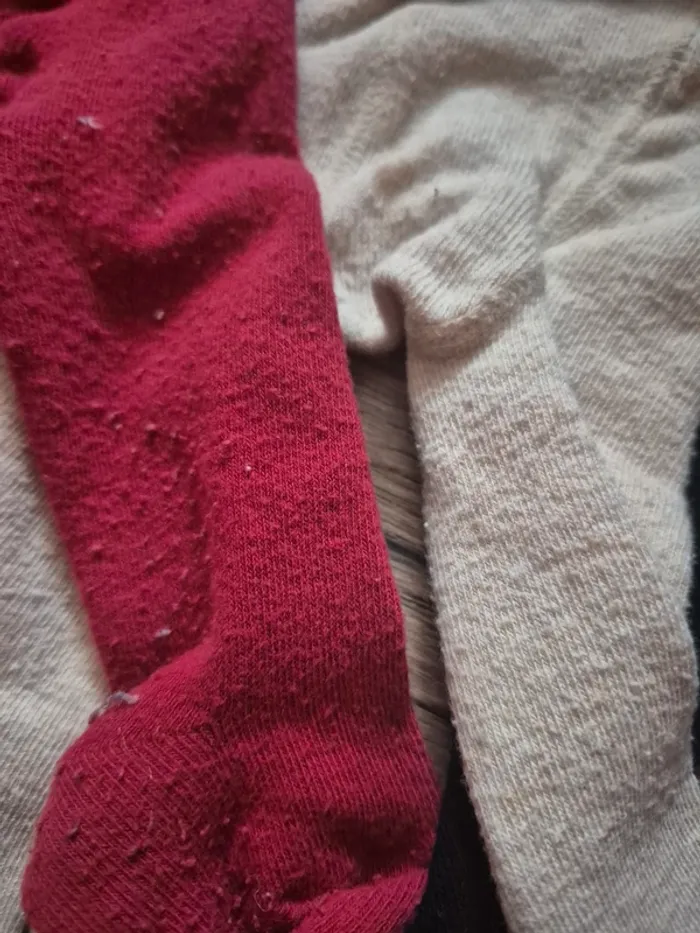 Lot short velours + 3 collants 3 mois / 56-62 cm – Kiabi - photo numéro 8