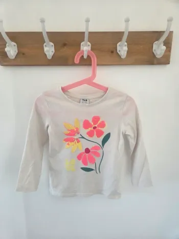Tee-shirt manches longues 4ans tao crème