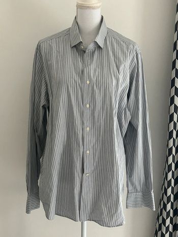 Chemise à rayures  Gris Colonna - Taille 46 - Style Chic Décontracté