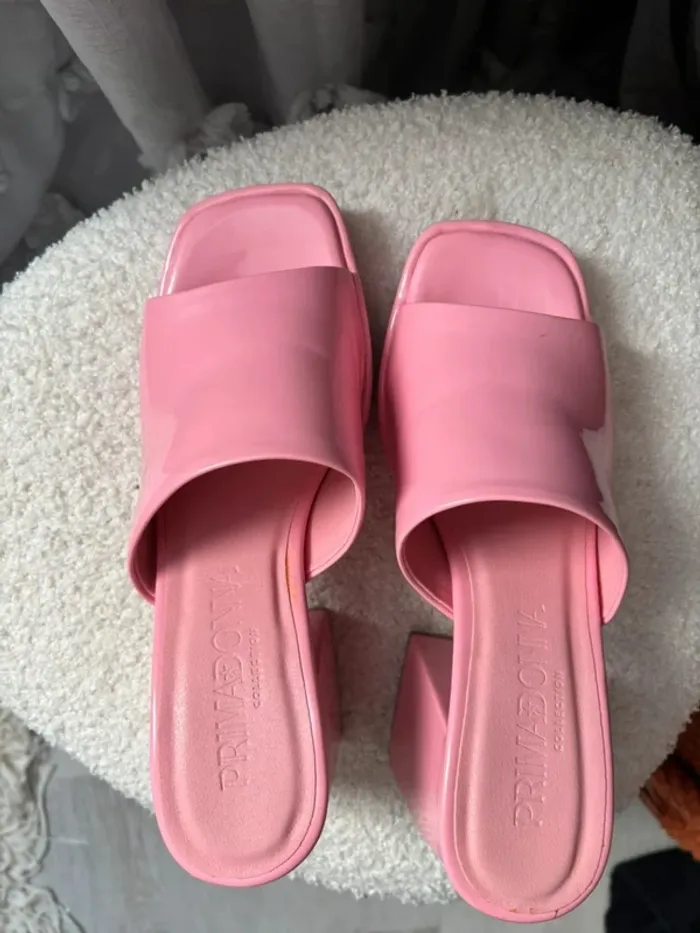 Sabot femme rose pastel taille 38 - photo numéro 8