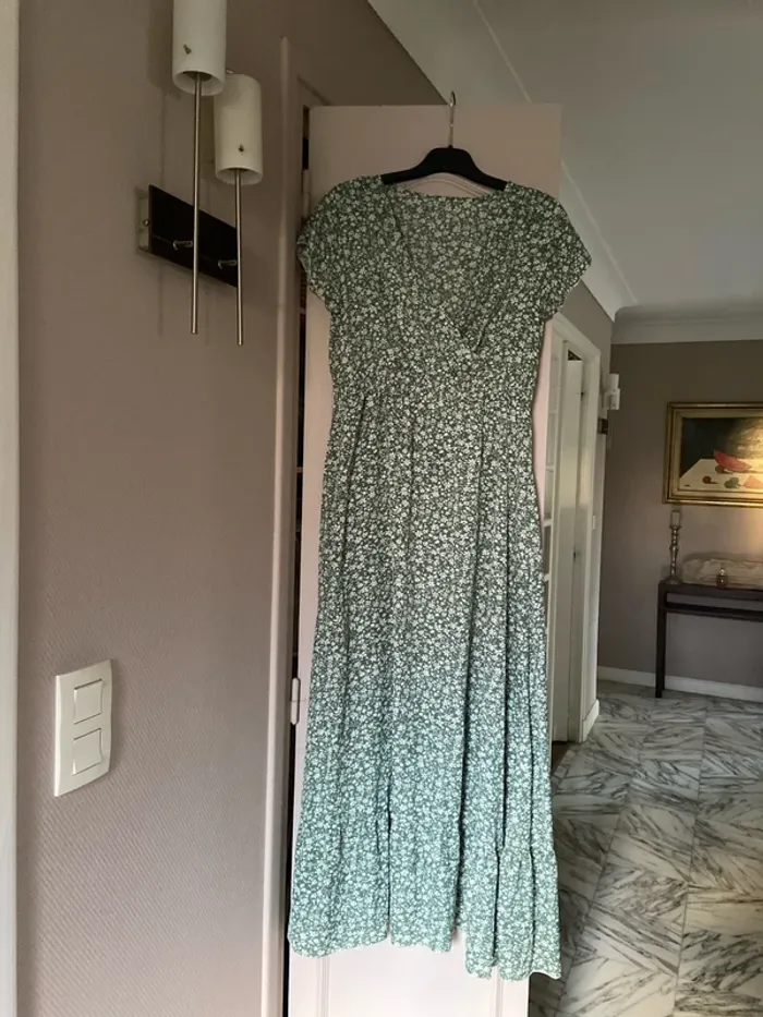 Robe longue verte